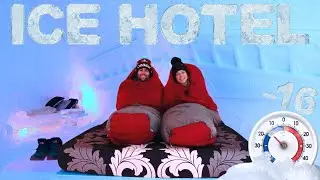 Sleeping Inside 30,000 Tonnes of SNOW at the Ice Hotel / Hôtel de Glace