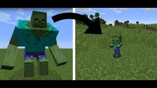 Мод на уменьшение и на увеличение в Minecraft
