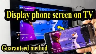 HOW TO CONNECT MOBILE PHONE TO TV || SHARE MOBILE PHONE SCREEN ON MY TV