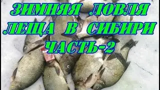 Зимняя ловля леща в Восточной Сибири.Часть-2.