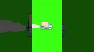 Cargo Truck Green Screen | logistics | shipping truck 