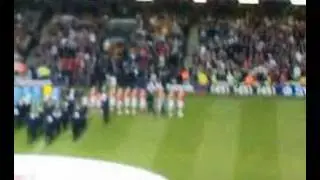 Wales national anthem at the Millenium stadium