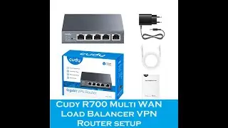 Cudy R700 Multi WAN Load balancer VPN Router setup | Load Balancer | Two internet Line| Dual WAN