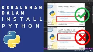 Kesalahan dalam meng-install Python || Tutorial