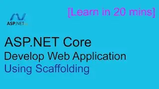 Asp.net core Scaffolding - Course to learn developing Web Application
