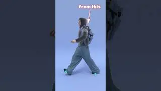 Fixing Walking animation with Bag on Clo3d/Marvelous Designer 