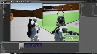 UE4 switching weapons with TPS and FPS transition and holstered weapons