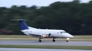 Berry Aviation Embraer EMB-120 Take-Off at Hickory Regional Airport