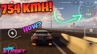 CarX Street |  How I Did 754 Km/H🔥!!| 😈WORLD RECORD?