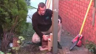 How to Remove a Fence Post. How to Pull Out a Fence Post in CONCRETE !