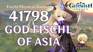 Physical DPS Build Fischl is Insane! ll GENSHIN IMPACT ll