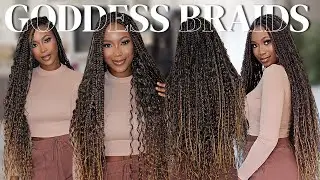 Braid My Hair With Me: BOHO GODDESS BOX BRAIDS Tutorial for Beginners |Learn How To Braid Like a Pro
