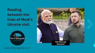 Modi's visit to Ukraine | Statements made by both the leaders | How world looked at it | Geopolitics