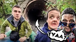 SAILED ON A BOAT INSIDE A SEWAGE COLLECTOR! UNDERGROUND STORM!