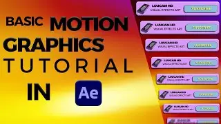 Basic Motion Graphics tutorial in Adobe after effects