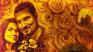 Sand animation. Irkutsk. Песочная анимация Иркутск. Рисование песком. Песочное шоу.