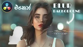 Background Blur in Davinci Resolve සින්හලෙන්