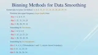 Data Smoothing by binning