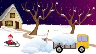 Мультик про зиму. Cнег