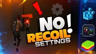 NO RECOIL : Secret Settings For BlueStacks Free Fire PC Auto Headshots l Bluestacks 5 l Msi 5
