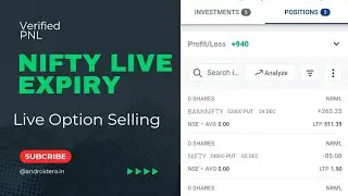 Live Intraday Trading || Nifty Expiry Option Selling || 5 December || Kotakneo