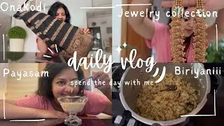 എന്റെ വിശേഷങ്ങൾ 🤩 | Onakodi kanandee🥻| My jewelry collection ✨