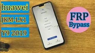 Boom !!! Huawei Y9 2019 Frp Bypass || Huawei JKM-LX1 Google Account Remove 100 % Done