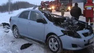 Смертельное ДТП на 45 км дороги Нижневартовск - Радужный