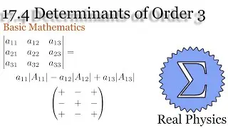 17.4 Determinants of Order 3 (Basic Mathematics)