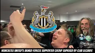 I show you the UK’s biggest ARMED FORCES SUPPORTER GROUP BEHIND THE SCENES - Newcastle United