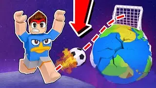 CHUTE DESTRUIDOR MAIS FORTE DO MUNDO NO ROBLOX!! (Goal Kick Simulator)