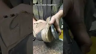 George the Cobbler: Gluing a Sole Back on a Shoe 