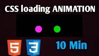 How to make css loading animation in 10min 2021 