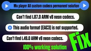 1.87.0 ARM v8 NEON codecs PERMANENT SOLUTION | MX 1.87.0 NEON CODECS