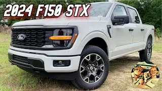 NEWLY REDESIGNED 2024 FORD F150 STX- 4x4 Offroad Truck Walkaround, Startup, Interior & Review