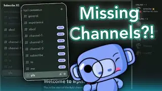 SERVERS CHANNELS Missing in DISCORD !? (FIXED)