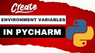 How to create environment variables in Pycharm