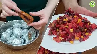Ate in a minute! Tasty, healthy vegetable salad for every day and holidays.