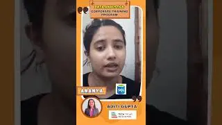 DATA ANALYTICS MASTER TRAINING STUDENT FEEDBACK - Ananya