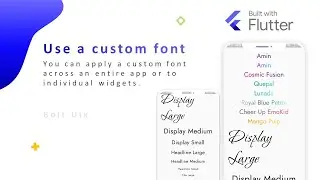 How to Use Custom Fonts in Flutter | Gradient Text Style in Flutter (Material 3)
