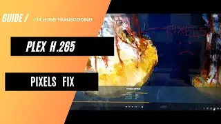 How to fix Plex pixel problem on DSM7   changing video codec h265