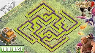 NEW Town Hall 7 Troll Base with REPLAY 2019 | TH7 base with COPY LINK - Clash of Clans