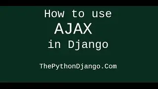 How to use AJAX call in Django : Checking username availability using AJAX in django