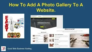 How To Add A Photo Gallery To A Website | Good Web Business Hosting.