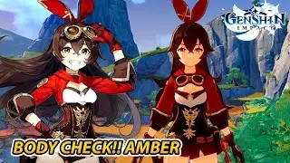 BODY CHECK AMBER | Genshin Impact (原神) CBT2