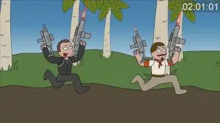 ВСЯ СЕРИЯ JUST CAUSE ЗА 3 МИНУТЫ АНИМАЦИЯ