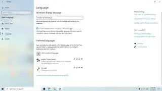 How to change default system language on Windows 10