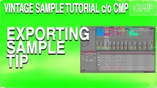 Dark Vintage Sample Pack Tutorial | Export Samples