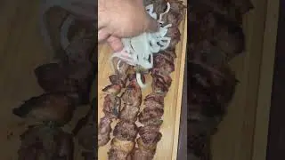 Сочный шашлык из конины