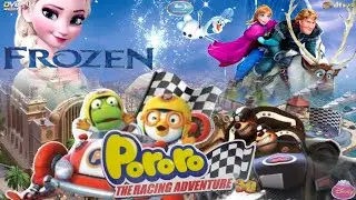 Pororo The Racing Adventure Frozen (World Disney Princess Movie) DVD Menu 2021